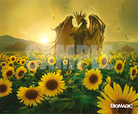 特製マウスパッド -BIG MAGIC Open Vol.9 Mousepad「Sunflower Dragons」-
