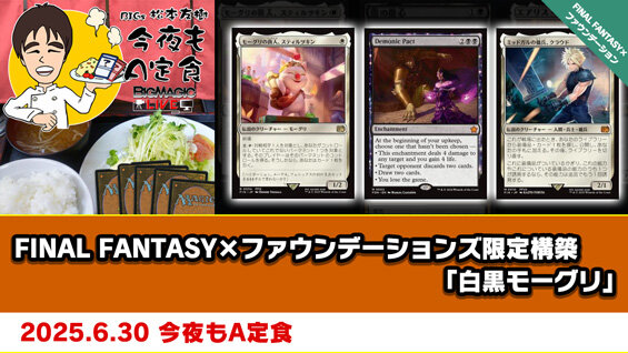 FF×ファウンデーションズ限定構築「白黒モーグリ」