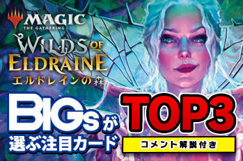 BIGsが選ぶ！『エルドレインの森』注目カードTOP3【BIGWEB | MTG】日本